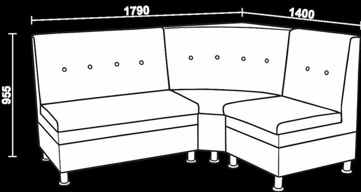 Кухонный диван Нео КМ-05 ДУ в Коврове - изображение 2